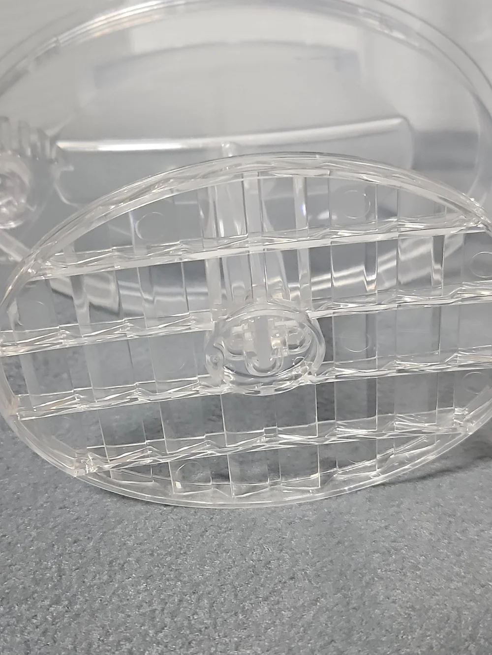 Pampered Chef Clear Plastic Pitcher with Handle and Lid - Clear